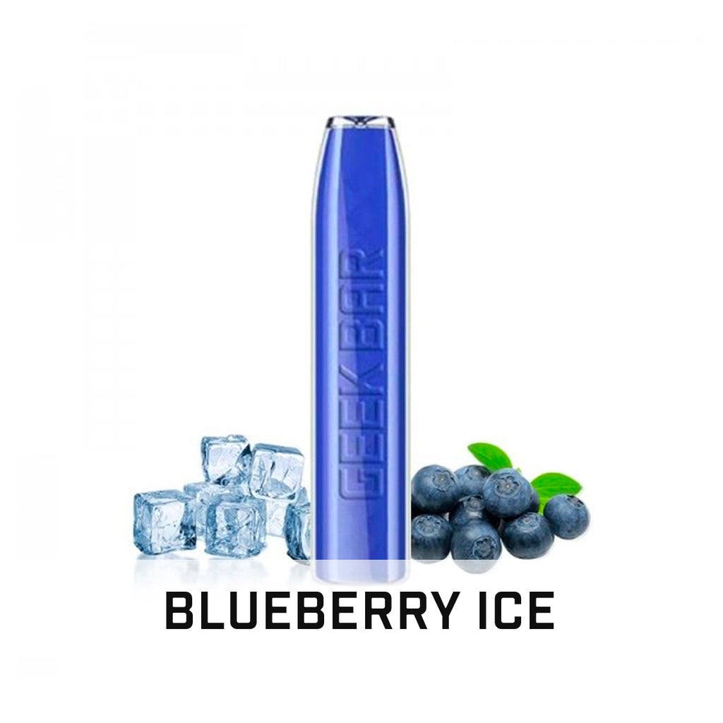 Geek Bar, Blueberry Ice, 20mg - Engångs E-cigarett