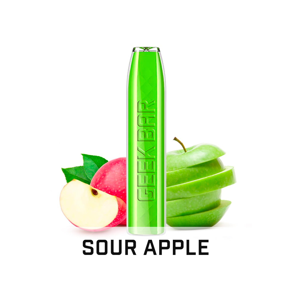 Geek Bar, Sour Apple, 20mg - Engångs E-cigarett