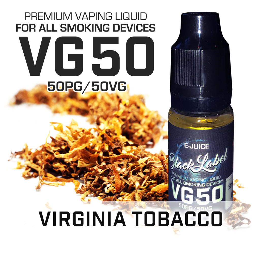 Black Label Virginia Tobacco, 12mg/ml